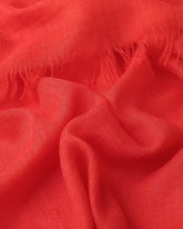Lightweight Basic Scarf in Red